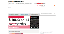 Desktop Screenshot of impuestoganancias.com.ar